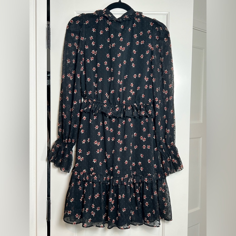 & Other Stories Black Sheer Floral Dress (2) - Picture 3 of 5